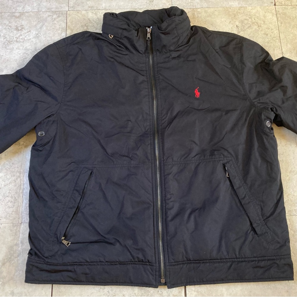 Vintage Polo Ralph Lauren Men's Lined Jacket With Retractable Hood - Picture 2 of 11